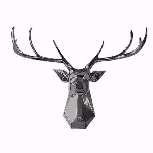 Geometric deer head wall mounted wall decoration home living room entryway TV sofa bedroom background wall decoration factory wholesale