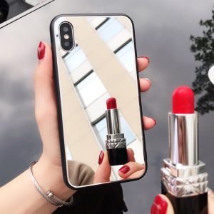 Internet celebrity mirror phone case is suitable for iPhone16e, Apple 15, anti-drop women's tide, 14pro mirror glass case
