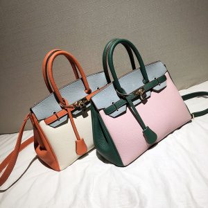 Factory wholesale pebbled platinum bag fashion handbag large shoulder bridal bag kelly bag women's 2018 new