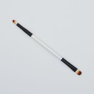 Minaiki wooden handle double-ended brush OPP bag double-ended makeup brush is available for manufacturer sales