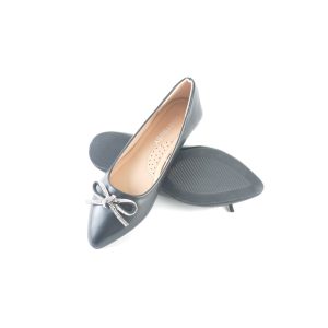 foreign trade cross-border pointed toe flat women's shoes diamond bow pumps commuter shoes flat women shoes