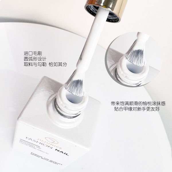 Cross-border special nail art academy special blend black and white nail polish glue 2024 new Japanese nail light therapy glue wholesale - Image 4