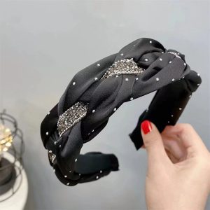 Exclusively for gypsophila rhinestone head hoop with teeth, non-slip braids, face washing, hairpins, headwear, twist headbands, bows