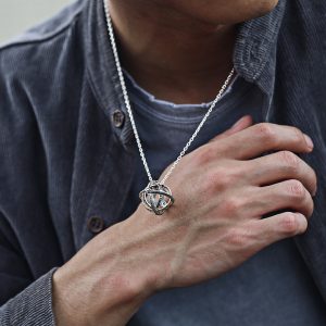 Morph Astronomical Ball Ring Male Trend Student Single Flip Necklace Male Universe Creative Woman Couple Personality