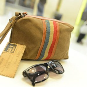 New Korean version of the handbag men and women hand bag canvas ladies casual hand bag tide portable small bag mobile phone change