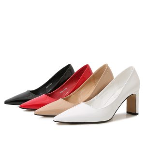 Korean version of high heels women's office heels new banquet elegant women's shoes versatile shallow daily shopping single shoe women