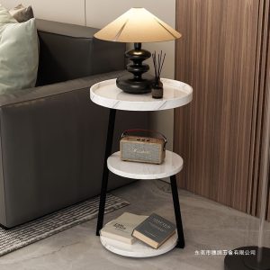 New Chinese three-story small table, home balcony, living room, small coffee table next to the sofa, dormitory B&B, hotel side table, corner table