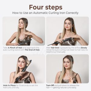 Cross-border 5-in-1 hot air comb multi-purpose hair straightening dual-purpose hair dryer 5-in-1 hair dryer wholesale
