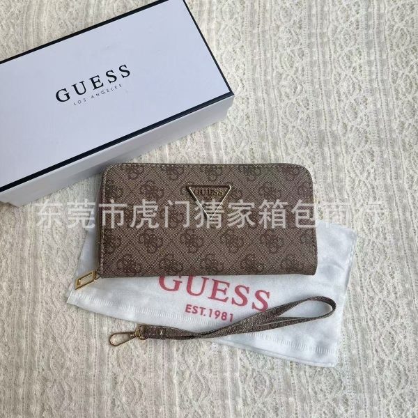 Foreign trade new European and American simple printing fashion long documents large capacity women's wallet women's clutch - Image 4