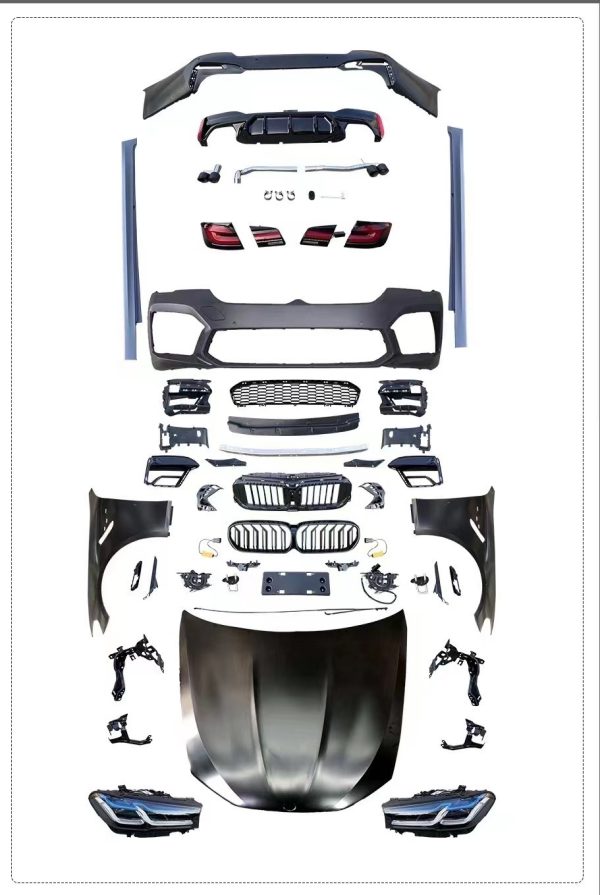 It is suitable for BMW F10F18 modification 21 G30 M5 large surround headlights and taillights F10 old and new kit - Image 5