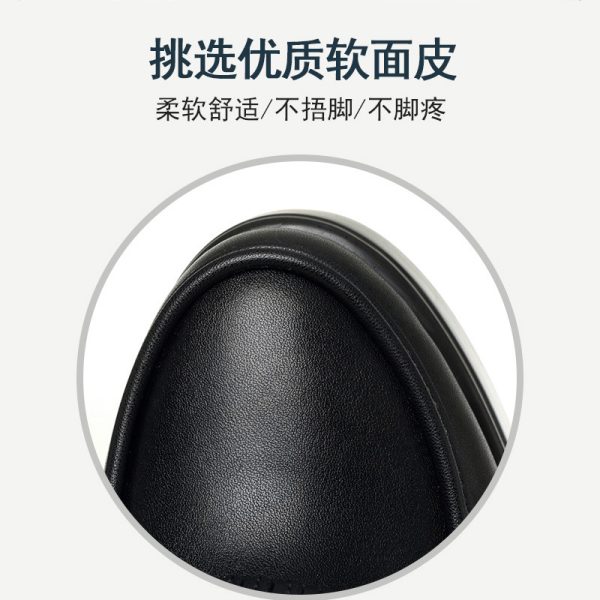 Women's shoes, women's single shoes, shallow mouth, host platform, 2025 spring and autumn new professional high-value business formal wear thick soles - Image 3