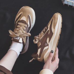 Forrest Gump Daddy Shoes New Spring and Autumn Fashion Thick-soled Women's Shoes Cross-border Wholesale Casual Sports Tall Little White Shoes