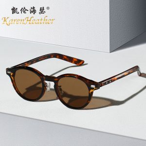 New TR90 frame pin sunglasses 28033 versatile rivet sunglasses street photography versatile anti-blue light flat light mirror