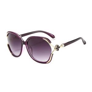 New Clover Women's Polarized Sunglasses, UV Protection Glasses, Sun Protection, Driving Slimming, Fashion, Trendy Sunglasses