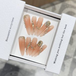 [Zhiqiu] high-end handmade wearable nails pure handmade ins style wearable nails wholesale nail nail art nail pieces
