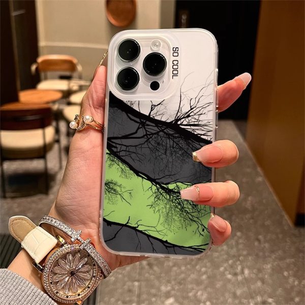 Dead wood is suitable for Apple 17 mobile phone case 15pro11xr new 13plus8 color silver 16E foreign trade 7xs12 - Image 2