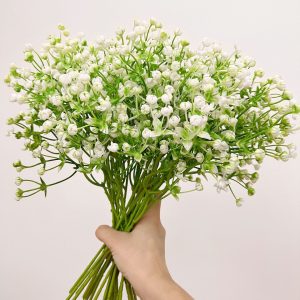 Gypsophila fake flowers simulation flowers high-end decorative bouquet living room decoration hand holding flowers plastic flower photo props