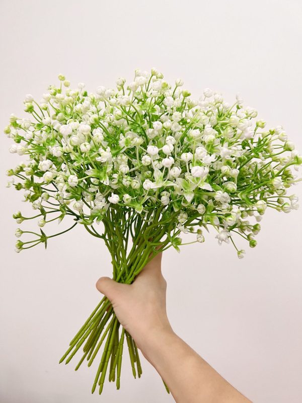 Gypsophila fake flowers simulation flowers high-end decorative bouquet living room decoration hand holding flowers plastic flower photo props - Image 4