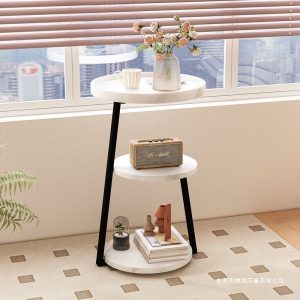 New Chinese three-story small table, home balcony, living room, small coffee table next to the sofa, dormitory B&B, hotel side table, corner table
