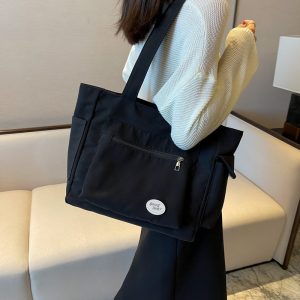 Oxford Cloth Bag Bag Female Large Capacity Canvas Bag Shoulder Bag Student Versatile Tote Bag Hand Bag Handbag Shoulder Bag