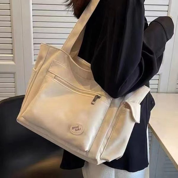 Oxford Cloth Bag Bag Female Large Capacity Canvas Bag Shoulder Bag Student Versatile Tote Bag Hand Bag Handbag Shoulder Bag