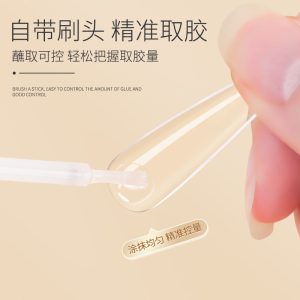 Special nail glue adhesive drill no-bake Taiwan nail glue fake nails wear nail glue adhesive patch strong and long-lasting