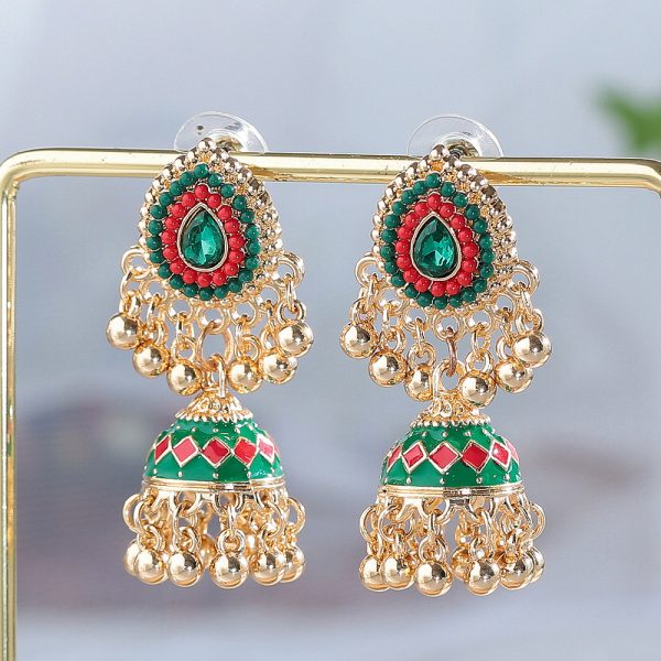 2024 autumn new earrings, retro European style pendant accessories, niche Indian style, autumn and winter new trade lady - Image 3