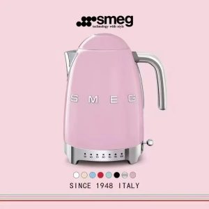 Smegs Kettle KLF04 Temperature Control Hot Kettle Household Stainless Steel Tea Insulation 2025