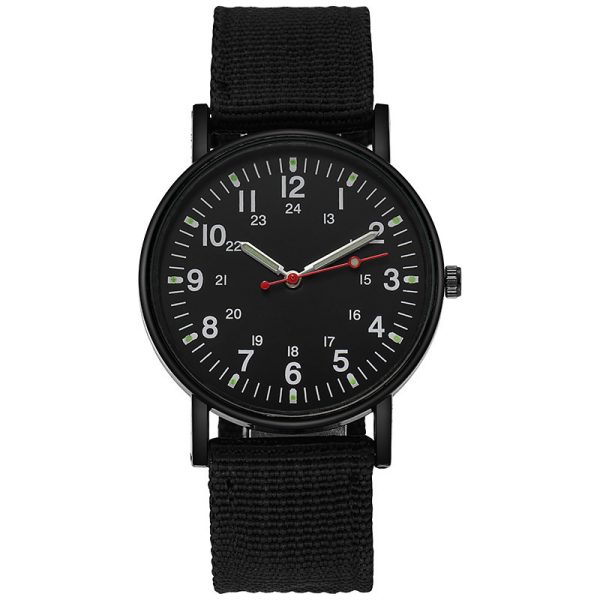 Men's watch nylon braided with casual sports watch ins wind versatile waterproof student sports quartz watch - Image 2