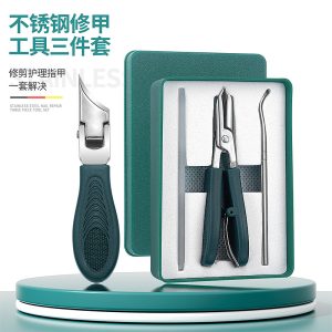Cross-border large opening tip thin oblique nail clippers high-end anti-splash nail clippers eagle beak oblique thick toenail clippers