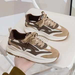 Forrest Gump Daddy Shoes New Spring and Autumn Fashion Thick-soled Women's Shoes Cross-border Wholesale Casual Sports Tall Little White Shoes