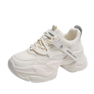 Mesh breathable inner height, versatile daddy shoes summer 2023 new small platform platform fried street women's shoes Internet celebrity super hot
