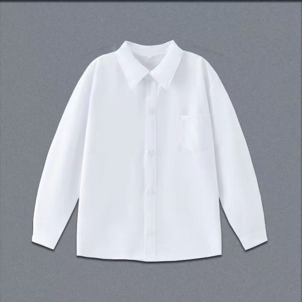 White shirts, men's long-sleeved business suits, wedding groomsmen, and professional work shirts for men and women - Image 2