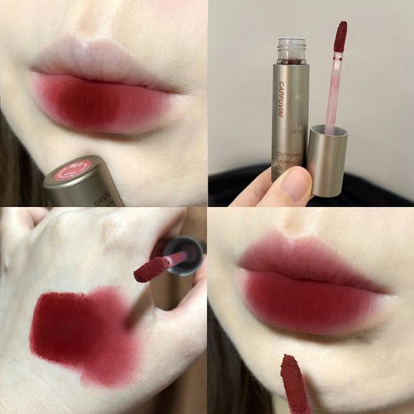 Cappuvini Low Saturation Cinnamon Milk Tea Lipstick Nude Italian Concentrate Matte Student Lip Paste European and American - Image 3