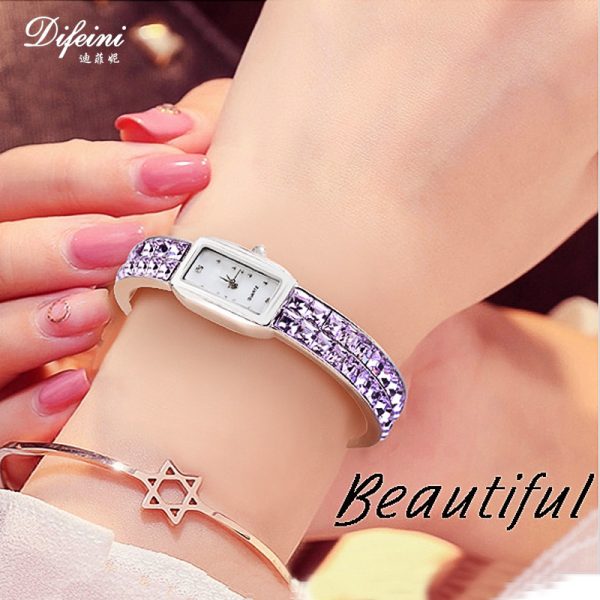 Custom watch factory, high-end women's bracelet, watch full of diamonds, British watch, light luxury, Japanese movement watch, women's waterproof