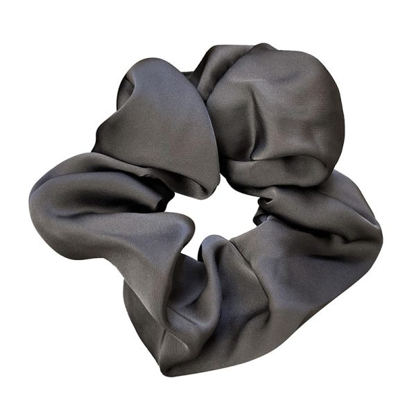 High-quality large satin large intestine hair ring, Korean simple fairy headband, French retro hair headpiece, women's Korean version - Image 5