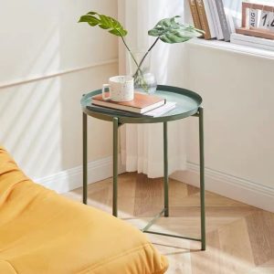 Foreign trade Nordic sofa side table living room wrought iron disassembly small coffee table leisure small round table bedroom balcony mini tea table