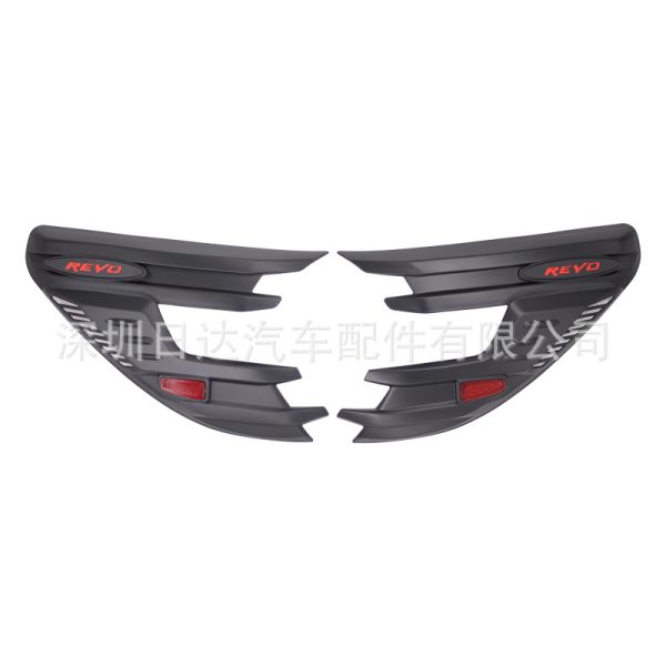 For Toyota Hilux HILUX Modified REVO Protective Cover ROCCO Black Trim 2015-2018 - Image 2