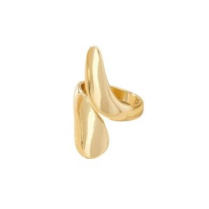 European and American personality open rings, women's fashion trends, staggered rings, irregular personality, niche index finger rings
