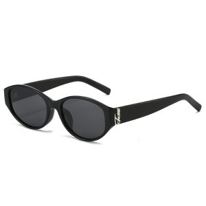 Jennie's same fashion sunglasses women's 2024 autumn and winter retro cat-eye polarized anti-ultraviolet sunglasses