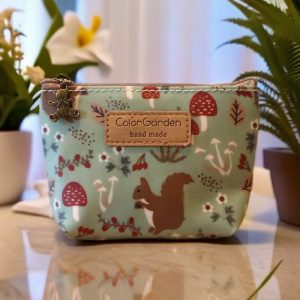 Cartoon waterproof oxford cloth mini coin purse card holder girls coin lipstick headphones car key storage pouch
