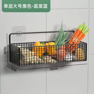 Daily necessities, kitchen, bathroom, toilet, living room, dormitory, wall hanging, no perforation, shelves, storage, hanging baskets, nails