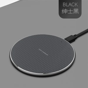 The cross-border TypeC charging cable desktop ultra-thin wireless charging tray is suitable for Apple series mobile phone fast charging chargers