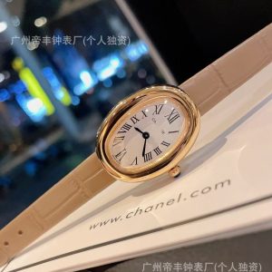 Sending wine barrel watches, women's bathtubs, oval vik, Douyin hits, 18K small gold watches, waterproof quartz watches, and vintage watches