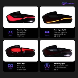 Suitable for 13-18 BMW F30 LED tail lamp F35F80 tail light 318i 320i 325i 330i styling