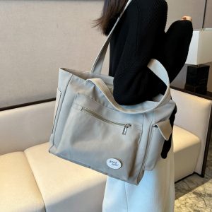 Oxford Cloth Bag Bag Female Large Capacity Canvas Bag Shoulder Bag Student Versatile Tote Bag Hand Bag Handbag Shoulder Bag
