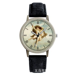 Precious European Fresco Classic Fashion Women's Denim Watch Strap Trend Watch Wholesale