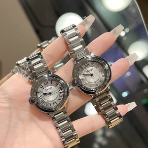 Cross-border explosive confession balloon classic blue balloon steel belt fashion explosive tiktok women's watch factory one drop shipping