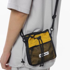 Mobile phone small shoulder bag men's sense of luxury niche design sense trendy brand crossbody bag men's nylon portable shoulder bag women
