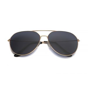 Fashion toad ultralight sunglasses simple gold frame sunglasses aviator glasses men's and women's fashion wear travel sunshade